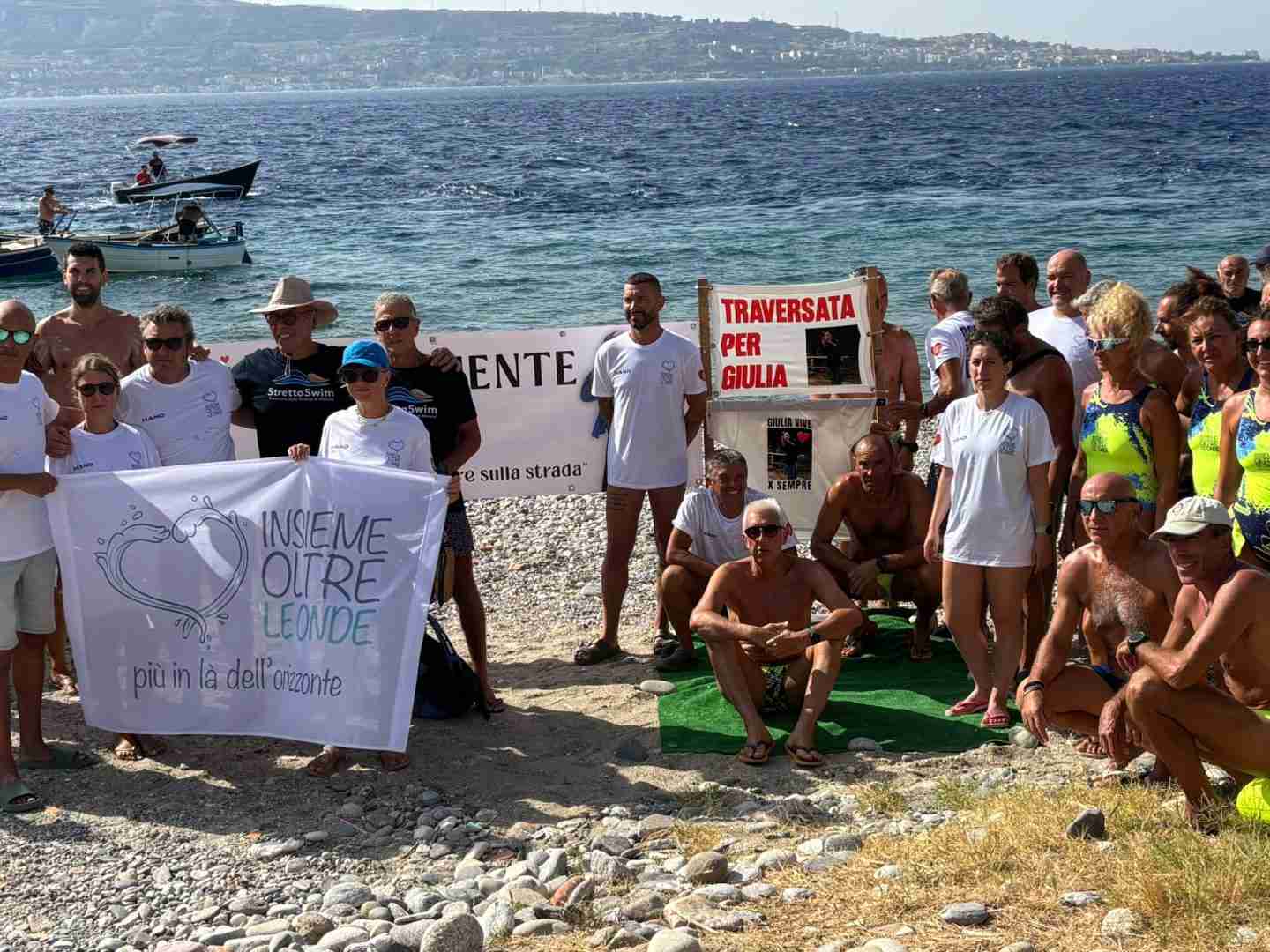 Traversata per Giulia Scimone. A Torre Faro commozione e preghiera
